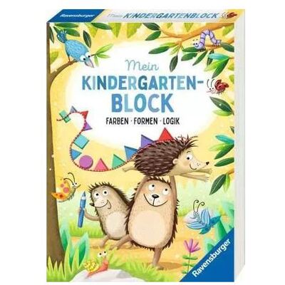 Ravensburger Mein Kindergarten-Block, Livre pour enfants de Stefan Lohr, Christine Pätz, Britta Zimmermann, Anja Lohr, Theresa Koppers - Publicité Ravensburger Mein Kindergarten-Block, Livre pour enfants de Stefan Lohr, Christine Pätz, Britta Zimmermann, Anja Lohr, Theresa Koppers - Publicité