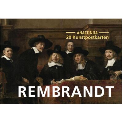 Anaconda, Carte de vœux + papier à lettres, Postkarten-Set Rembrandt (22 pcs) - Publicité Anaconda, Carte de vœux + papier à lettres, Postkarten-Set Rembrandt (22 pcs) - Publicité