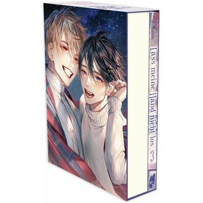 Carlsen Lass meine Hand nicht los Sammelschuber (inklusive Band 3), Fiction de Saki Sakimoto - Publicité Carlsen Lass meine Hand nicht los Sammelschuber (inklusive Band 3), Fiction de Saki Sakimoto - Publicité
