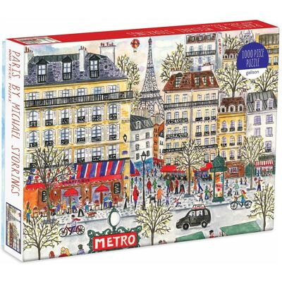 Abrams & Chronicle 48943 - Michael Storrings Paris - Puzzle, 1000 pièces (1000 pièces) - Publicité Abrams & Chronicle 48943 - Michael Storrings Paris - Puzzle, 1000 pièces (1000 pièces) - Publicité