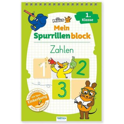 Trötsch Die Maus - Mein Spurrillenblock Zahlen Übungsbuch (Allemand) - Publicité Trötsch Die Maus - Mein Spurrillenblock Zahlen Übungsbuch (Allemand) - Publicité