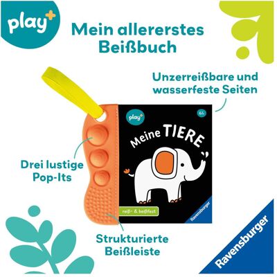 Ravensburger, Livres pour bébé, Play+ flip&pop Meine Tiere - ab 6 Monate (Allemand) - Publicité Ravensburger, Livres pour bébé, Play+ flip&pop Meine Tiere - ab 6 Monate (Allemand) - Publicité