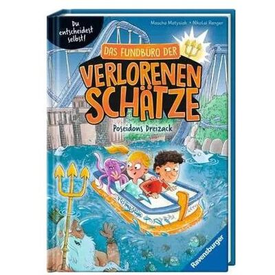 Ravensburger Das Fundbüro der verlorenen Schätze - Poseidons Dreizack, Livre pour enfants de Masha Matysiak - Publicité Ravensburger Das Fundbüro der verlorenen Schätze - Poseidons Dreizack, Livre pour enfants de Masha Matysiak - Publicité