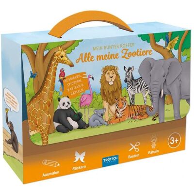 Trötsch Mein bunter Koffer: Alle meine Zootiere, Livre pour enfants - Publicité Trötsch Mein bunter Koffer: Alle meine Zootiere, Livre pour enfants - Publicité