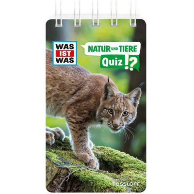 Tessloff WAS IST WAS Quiz Natur und Tiere (Allemand) - Publicité Tessloff WAS IST WAS Quiz Natur und Tiere (Allemand) - Publicité