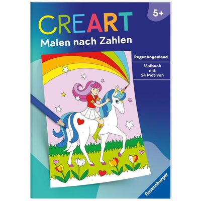 Ravensburger CreArt Peinture par numéros dès 5 ans : Le pays de l'arc-en-ciel - Publicité Ravensburger CreArt Peinture par numéros dès 5 ans : Le pays de l'arc-en-ciel - Publicité