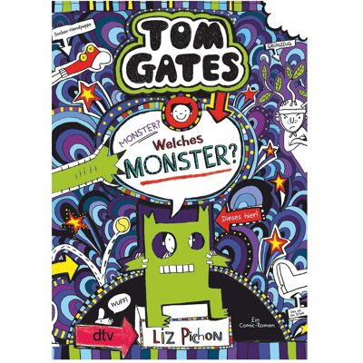 DTV Tom Gates: Monster? Welches Monster?, Livre pour enfants de Liz Pichon, Verena Kilchling - Publicité DTV Tom Gates: Monster? Welches Monster?, Livre pour enfants de Liz Pichon, Verena Kilchling - Publicité
