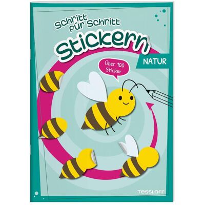 Tessloff, Autocollants, La broderie étape par étape. Nature (100 Autocollants) - Publicité Tessloff, Autocollants, La broderie étape par étape. Nature (100 Autocollants) - Publicité