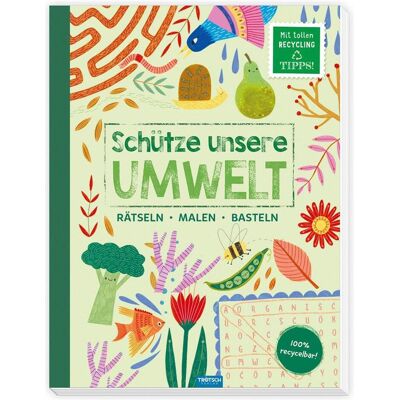 Trötsch Livre d'activités Protégeons notre environnement Casse-tête Peinture Bricolage Nature - Publicité Trötsch Livre d'activités Protégeons notre environnement Casse-tête Peinture Bricolage Nature - Publicité