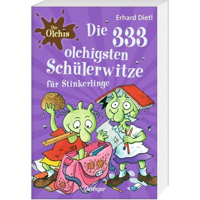 Oetinger Die Olchis. Die 333 olchigsten Schülerwitze für Stinkerlinge, Livre pour enfants de Erhard Dietl - Publicité Oetinger Die Olchis. Die 333 olchigsten Schülerwitze für Stinkerlinge, Livre pour enfants de Erhard Dietl - Publicité