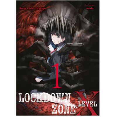 Panini Meshe:Lockdown Zone Level X 01, Fiction de Romy Oishi, Burkhard Höfler, Meshe - Publicité Panini Meshe:Lockdown Zone Level X 01, Fiction de Romy Oishi, Burkhard Höfler, Meshe - Publicité