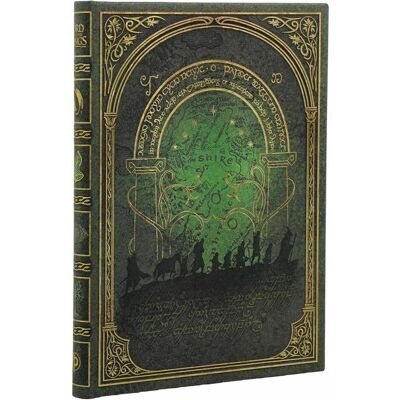 Paperblanks, Cahier + bloc-notes, Power of Fellowship (The Lord of the Rings Collection) Journal Midi Lined (Elastic Band Closure (A6+, À rayures, Couverture rigide) - Publicité Paperblanks, Cahier + bloc-notes, Power of Fellowship (The Lord of the Rings Collection) Journal Midi Lined (Elastic Band Closure (A6+, À rayures, Couverture rigide) - Publicité