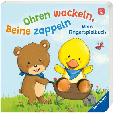 Ravensburger, Livres pour bébé, Oreilles qui bougent, jambes qui s'agitent (Allemand) - Publicité Ravensburger, Livres pour bébé, Oreilles qui bougent, jambes qui s'agitent (Allemand) - Publicité