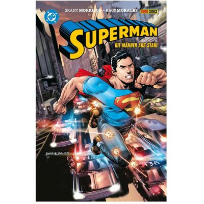 Panini Superman: Die Männer aus Stahl (Pocket Edition), Fiction de Rags Morales, Grant Morrison, Christian Heiss, Gènes Ha, Brad Walker, Brent Anderson - Publicité Panini Superman: Die Männer aus Stahl (Pocket Edition), Fiction de Rags Morales, Grant Morrison, Christian Heiss, Gènes Ha, Brad Walker, Brent Anderson - Publicité