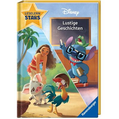 Ravensburger Disney: Lustige Geschichten mit Stitch und Vaiana - Lesen lernen mit den Leselernstars -, Livre pour enfants de La Walt Disney Company, Sarah Dalitz - Publicité Ravensburger Disney: Lustige Geschichten mit Stitch und Vaiana - Lesen lernen mit den Leselernstars -, Livre pour enfants de La Walt Disney Company, Sarah Dalitz - Publicité