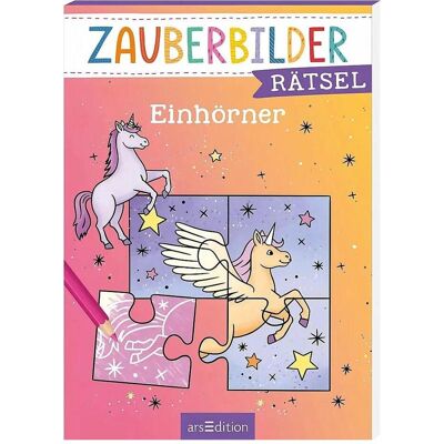 Ars Edition Zauberbilder-Rätsel – Einhörner - Publicité Ars Edition Zauberbilder-Rätsel – Einhörner - Publicité