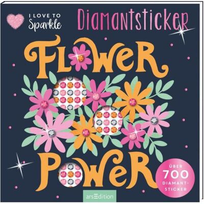 Ars Edition, Autocollants, Stickerbuch - Love to Sparkle (Flower) (700 Autocollants) - Publicité Ars Edition, Autocollants, Stickerbuch - Love to Sparkle (Flower) (700 Autocollants) - Publicité