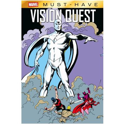 Panini Marvel Must-Have: Vision Quest, Fiction de Michael Strittmatter, John Byrne, Mike Machlan - Publicité Panini Marvel Must-Have: Vision Quest, Fiction de Michael Strittmatter, John Byrne, Mike Machlan - Publicité