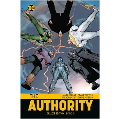 Panini The Authority (Deluxe Edition), Fiction de Christian Langhagen, Mark Millar, Chris Weston, Frank Quitely - Publicité Panini The Authority (Deluxe Edition), Fiction de Christian Langhagen, Mark Millar, Chris Weston, Frank Quitely - Publicité