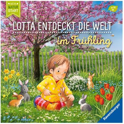 Ravensburger Lotta entdeckt die Welt: Im Frühling, Livre pour enfants de Sandra Grimm - Publicité Ravensburger Lotta entdeckt die Welt: Im Frühling, Livre pour enfants de Sandra Grimm - Publicité