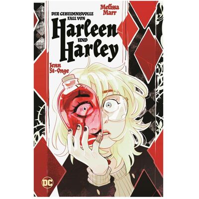 Panini Der geheimnisvolle Fall von Harleen und Harley, Fiction de Melissa Marr, Jenn St. Onge - Publicité Panini Der geheimnisvolle Fall von Harleen und Harley, Fiction de Melissa Marr, Jenn St. Onge - Publicité
