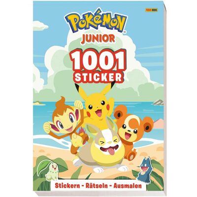Panini, Autocollants, Pokémon Junior: 1001 Sticker - Stickern - Rätseln - Ausmalen (1001 Autocollants) - Publicité Panini, Autocollants, Pokémon Junior: 1001 Sticker - Stickern - Rätseln - Ausmalen (1001 Autocollants) - Publicité