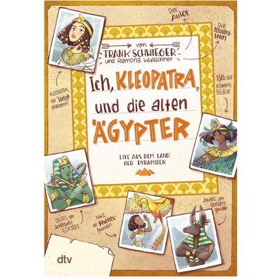DTV Ich, Kleopatra, und die alten Ägypter, Livre pour enfants de Frank Schwieger - Publicité DTV Ich, Kleopatra, und die alten Ägypter, Livre pour enfants de Frank Schwieger - Publicité