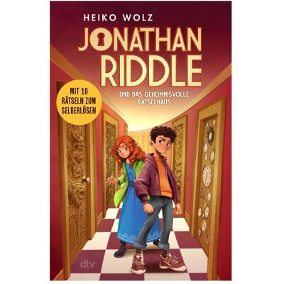 DTV Jonathan Riddle und das geheimnisvolle Rätselhaus, Livre pour enfants de Heiko Wolz - Publicité DTV Jonathan Riddle und das geheimnisvolle Rätselhaus, Livre pour enfants de Heiko Wolz - Publicité