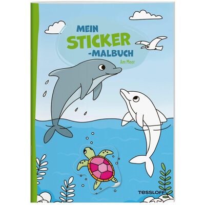 Tessloff, Autocollants, Mein Sticker-Malbuch. Am Meer (25 Autocollants) - Publicité Tessloff, Autocollants, Mein Sticker-Malbuch. Am Meer (25 Autocollants) - Publicité