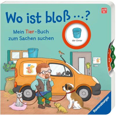 Ravensburger, Livres pour bébé, Où est donc...? Mon livre d'animaux pour chercher des choses. Avec des plateaux tournants amusants (Allemand) - Publicité Ravensburger, Livres pour bébé, Où est donc...? Mon livre d'animaux pour chercher des choses. Avec des plateaux tournants amusants (Allemand) - Publicité