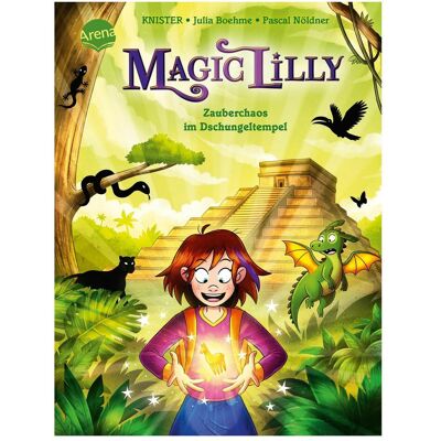 Arena Boehme:Magic Lilly (3). Zauberchaos im, Livre pour enfants de Julia Boehme, Grésillement, Pascal Nöldner - Publicité Arena Boehme:Magic Lilly (3). Zauberchaos im, Livre pour enfants de Julia Boehme, Grésillement, Pascal Nöldner - Publicité