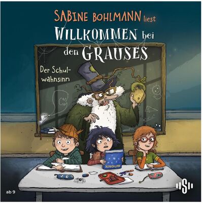 Hörbuch Hamburg Willkommen bei den Grauses 3: Der Schulwahnsinn, Livres audio de Sabine Bohlmann - Publicité Hörbuch Hamburg Willkommen bei den Grauses 3: Der Schulwahnsinn, Livres audio de Sabine Bohlmann - Publicité