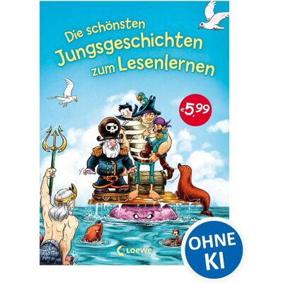 Die schönsten Jungsgeschichten zum Lesenlernen, Livre pour enfants de Livres de première lecture Loewe, Franziska Gehm, THiLO - Publicité Die schönsten Jungsgeschichten zum Lesenlernen, Livre pour enfants de Livres de première lecture Loewe, Franziska Gehm, THiLO - Publicité