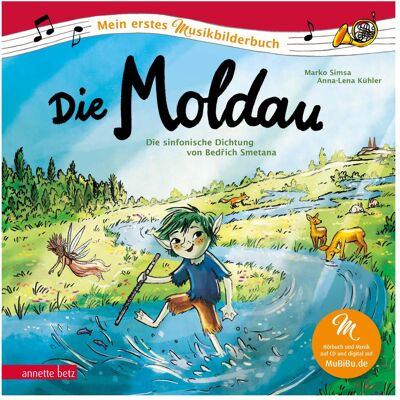 Ueberreuter Die Moldau (Mein erstes Musikbilderbuch mit CD und zum Streamen), Livre pour enfants de Marko Simsa - Publicité Ueberreuter Die Moldau (Mein erstes Musikbilderbuch mit CD und zum Streamen), Livre pour enfants de Marko Simsa - Publicité
