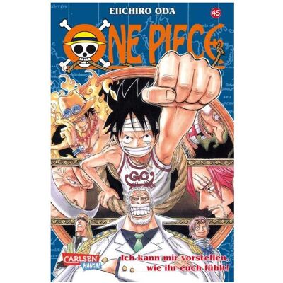 Carlsen One Piece, Band 45, Fiction de Eiichiro Oda - Publicité Carlsen One Piece, Band 45, Fiction de Eiichiro Oda - Publicité