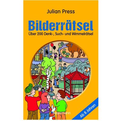 Bassermann Bilderrätsel. Über 150 Rätsel: Labyrinthe, Suchbilder, Wimmelbilder, Livre pour enfants de Julian Press - Publicité Bassermann Bilderrätsel. Über 150 Rätsel: Labyrinthe, Suchbilder, Wimmelbilder, Livre pour enfants de Julian Press - Publicité