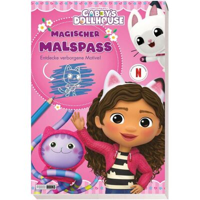 Panini Gabby's Dollhouse: Magischer Malspass - Entdecke verborgene Motive! - Publicité Panini Gabby's Dollhouse: Magischer Malspass - Entdecke verborgene Motive! - Publicité