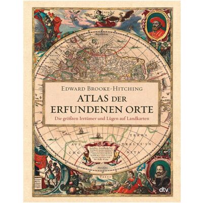 DTV Atlas des lieux inventés, Carte géographique - Publicité DTV Atlas des lieux inventés, Carte géographique - Publicité