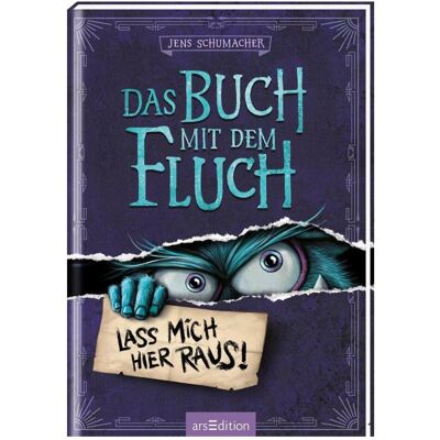 Ars Edition Das Buch mit dem Fluch - Lass mich hier raus! (Das Buch mit dem Fluch 1), Livre pour enfants de Thorsten Berger, Jens Schumacher - Publicité Ars Edition Das Buch mit dem Fluch - Lass mich hier raus! (Das Buch mit dem Fluch 1), Livre pour enfants de Thorsten Berger, Jens Schumacher - Publicité