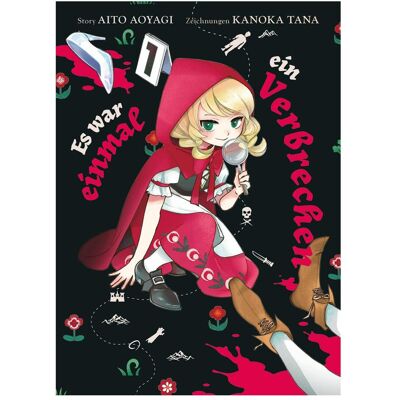 Panini Es war einmal ein Verbrechen 01, Fiction de Katrin Stamm, Aito Aoyagi, Kanoka Tana - Publicité Panini Es war einmal ein Verbrechen 01, Fiction de Katrin Stamm, Aito Aoyagi, Kanoka Tana - Publicité