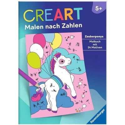 Ravensburger CreArt Peinture par numéros dès 5 ans : Poneys magiques - Publicité Ravensburger CreArt Peinture par numéros dès 5 ans : Poneys magiques - Publicité