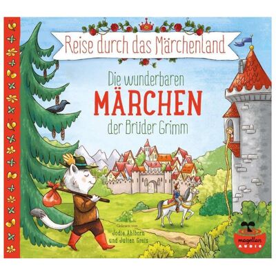 Magellan Voyage au pays des contes - Les contes merveilleux des frères Grimm (CD audio), Livres audio de Jacob et Wilhelm Grimm, Rainer Bielfeldt, Larisa Lauber, Jodie Ahlborn, Cerf de Rusalka - Publicité Magellan Voyage au pays des contes - Les contes merveilleux des frères Grimm (CD audio), Livres audio de Jacob et Wilhelm Grimm, Rainer Bielfeldt, Larisa Lauber, Jodie Ahlborn, Cerf de Rusalka - Publicité