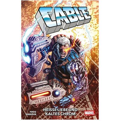 Panini Cable: Heisse Liebe und kalter Chrom, Fiction de Mike Henderson, David Pepose, French Elizondo - Publicité Panini Cable: Heisse Liebe und kalter Chrom, Fiction de Mike Henderson, David Pepose, French Elizondo - Publicité