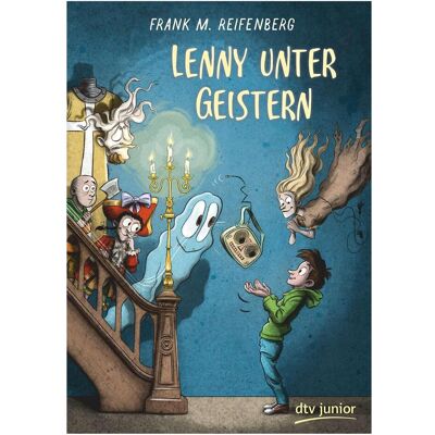 DTV Lenny unter Geistern, Livre pour enfants de Frank M. tire mountain, Frank Maria pneu montagne, Thilo madder - Publicité DTV Lenny unter Geistern, Livre pour enfants de Frank M. tire mountain, Frank Maria pneu montagne, Thilo madder - Publicité