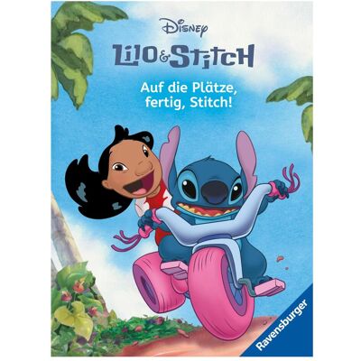 Ravensburger, Livres pour bébé, Disney Lilo & Stitch: Auf die Plätze, fertig, Stitch! - Erstlesebuch zum Lesenlernen (Allemand) - Publicité Ravensburger, Livres pour bébé, Disney Lilo & Stitch: Auf die Plätze, fertig, Stitch! - Erstlesebuch zum Lesenlernen (Allemand) - Publicité