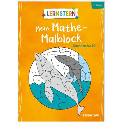 Tessloff LERNSTERN. Mein Mathe-Malblock. Rechnen bis 10, Manuels scolaires de Sabine Schwertführer, Johannes Blendinger - Publicité Tessloff LERNSTERN. Mein Mathe-Malblock. Rechnen bis 10, Manuels scolaires de Sabine Schwertführer, Johannes Blendinger - Publicité