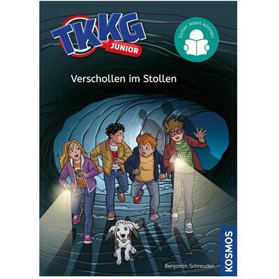Kosmos TKKG Junior, 2, Verschollen im Stollen, Livre pour enfants de Benjamin Schreuder - Publicité Kosmos TKKG Junior, 2, Verschollen im Stollen, Livre pour enfants de Benjamin Schreuder - Publicité