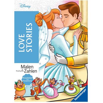 Ravensburger Disney Malen nach Zahlen: Love Stories - Publicité Ravensburger Disney Malen nach Zahlen: Love Stories - Publicité