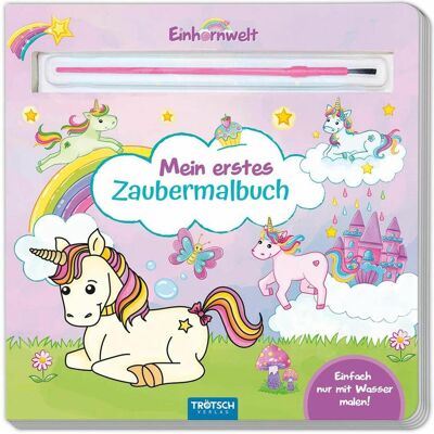 Trötsch Trtsch Malbuch mit Pinsel Mein erstes Zaubermalbuch Einhornwelt - Publicité Trötsch Trtsch Malbuch mit Pinsel Mein erstes Zaubermalbuch Einhornwelt - Publicité