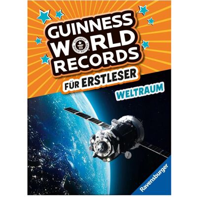 Ravensburger Guinness World Records für Erstleser - Weltraum (Rekordebuch zum Lesenlernen), Livre pour enfants - Publicité Ravensburger Guinness World Records für Erstleser - Weltraum (Rekordebuch zum Lesenlernen), Livre pour enfants - Publicité